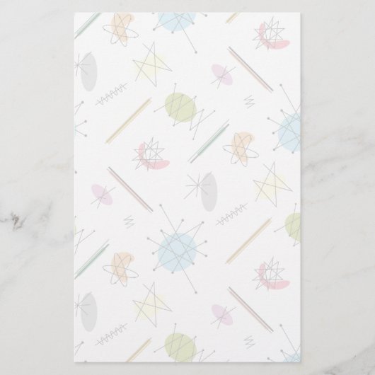 原子ポップ・アートの 便箋 (正面)