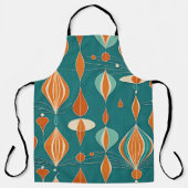 原子ミニマル滴下デザイン エプロン (正面)