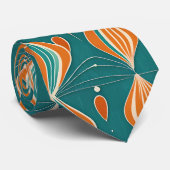 原子ミニマル滴下デザイン ネクタイ (ロール)