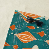 原子ミニマル滴下デザイン ビーチタオル (インサイチュ)