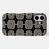 原子リングや輪抽象芸術パターン Case-Mate iPhoneケース (裏面 (横))