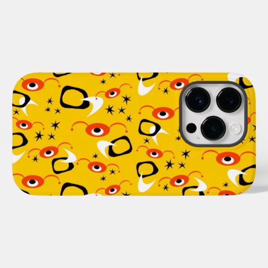 原子レトロクモ Case-Mate iPhoneケース (裏面 (横))
