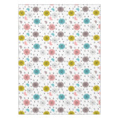 原子レトロスターバストパターン テーブルクロス (正面)