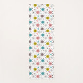 原子レトロスターバストパターン ヨガマット (正面)