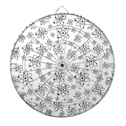 原子レトロ原子年齢パターン ダーツボード (正面)