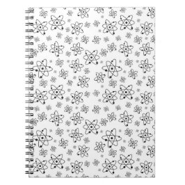 原子レトロ原子年齢パターン ノートブック