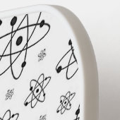 原子レトロ原子年齢パターン ピックルボールラケット (左詳細)