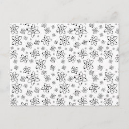 原子レトロ原子年齢パターン ポストカード