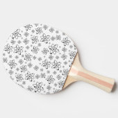 原子レトロ原子年齢パターン 卓球ラケット (横)