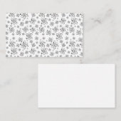 原子レトロ原子年齢パターン 名刺 (正面/裏面)