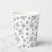 原子レトロ原子年齢パターン 紙コップ (裏面)