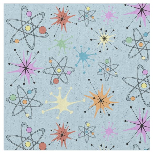 原子レトロ ファブリック (クローズアップ)