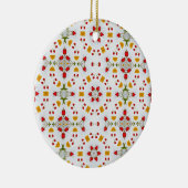 原子中世紀の花ヴィンテージ セラミックオーナメント (右)