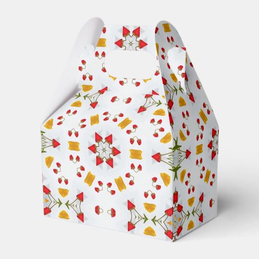 原子中世紀の花ヴィンテージ フェイバーボックス (正面サイド)