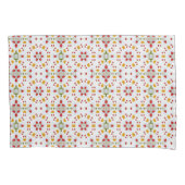 原子中世紀の花ヴィンテージ 枕カバー (正面)