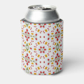 原子中世紀の花ヴィンテージ 缶クーラー (缶裏面)