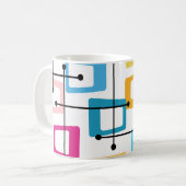 原子中世紀モダン コーヒーマグカップ (正面左)