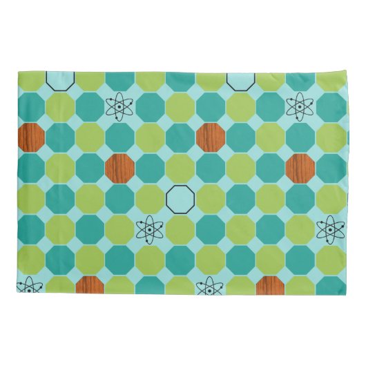 原子八角形ピロロケース 枕カバー (裏面)