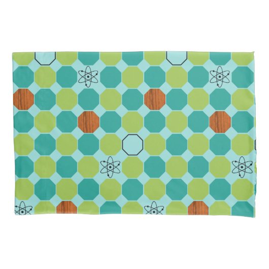 原子八角形ピロロケース 枕カバー (正面)