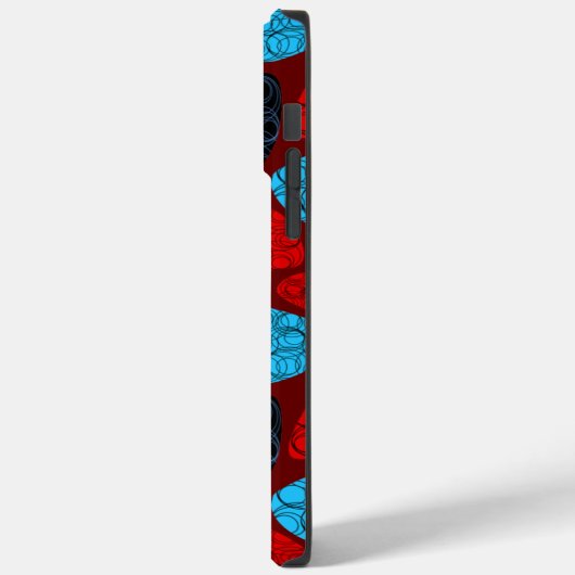 原子円モザイク Case-Mate iPhoneケース (裏面 / 左)