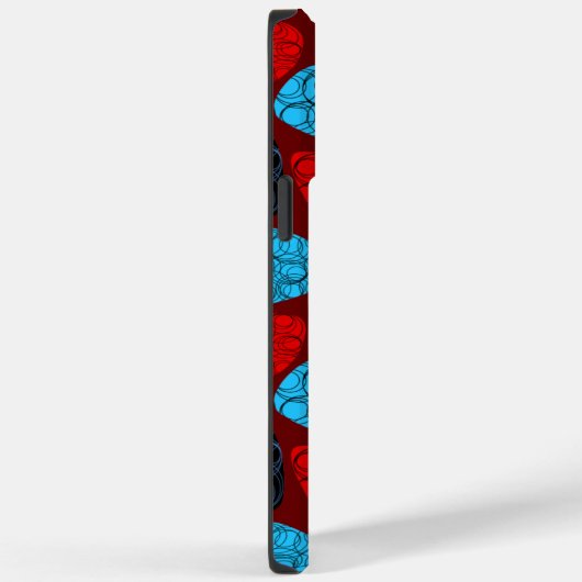 原子円モザイク Case-Mate iPhoneケース (裏面 / 右)