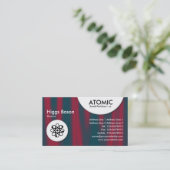 原子円 – ドレープ02 名刺 (スタンド正面)