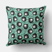 原子円 |世紀中頃モダン |アクア クッション (裏面)