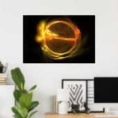 原子分割 ポスター (ホームオフィス)