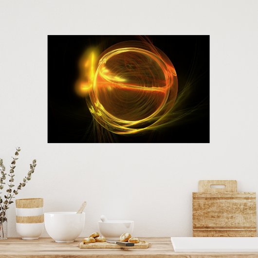 原子分割 ポスター (キッチン)