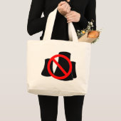 原子力なし ラージトートバッグ (正面(商品))