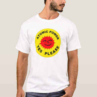 原子力のYesお願いします Tシャツ