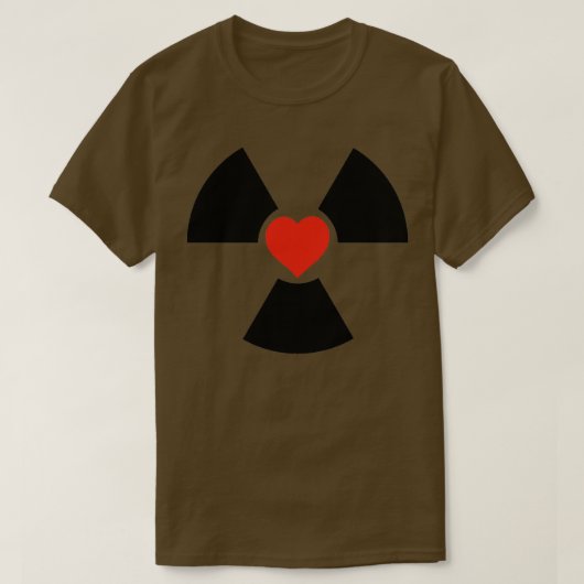 原子力を愛する Tシャツ (デザイン正面)