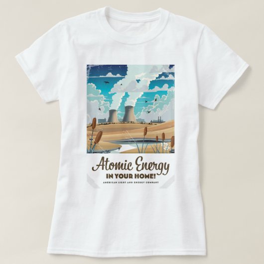 原子力エネルギーのビジネス利用  Tシャツ (デザイン正面)