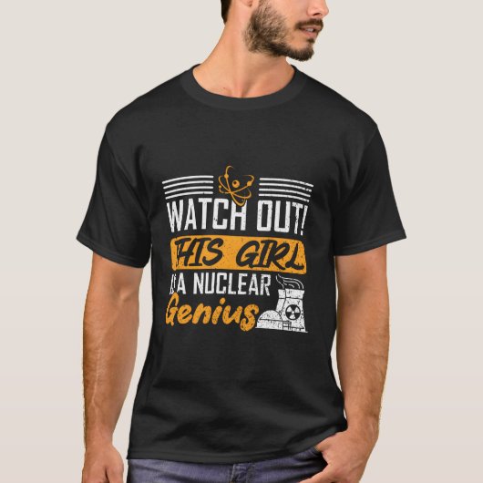 原子力エンジニアリング用の再生可能引用文 Tシャツ (正面)