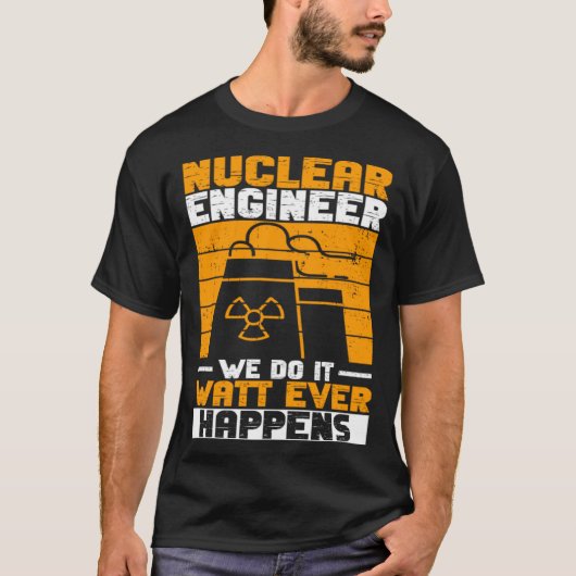 原子力及び原子力技術者 Tシャツ (正面)