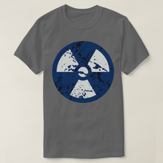 原子力安全注意記号 Tシャツ (デザイン正面)