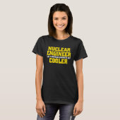 原子力工学 原子力エネルギー 原子力技術者 Tシャツ (正面フル)
