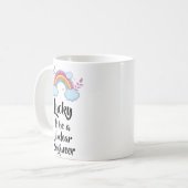 原子力技術者のマグカップになれて幸運だ コーヒーマグカップ (正面左)