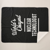 原子力技術者の肩書きギフト シェルパブランケット (正面(横))