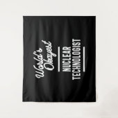 原子力技術者の肩書きギフト タペストリー (正面)