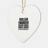 原子力技術者はバドスの奇跡の労働者が セラミックオーナメント (左)