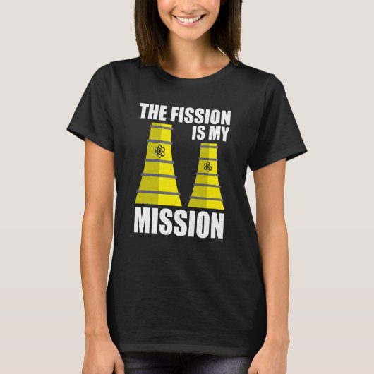 原子力技術者学生原子力技術 Tシャツ (正面)