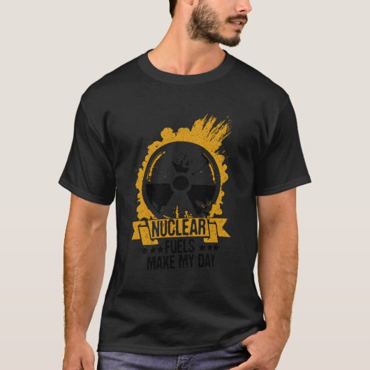 原子力技術者引用文及び原子力発電所用モジュール Tシャツ (正面)