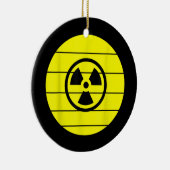 原子力技術者放射線レトロヴィンテージ日没 セラミックオーナメント (右)