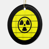 原子力技術者放射線レトロヴィンテージ日没 セラミックオーナメント (左)