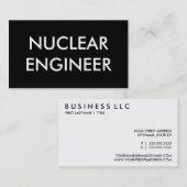 原子力技術者 名刺 (正面/裏面)