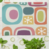 原子力時代のフィールドストーンズカラフル キッチンタオル (折り畳み)