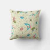 原子力時代のレトロの枕 クッション (裏面)