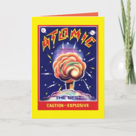 原子力注意爆発的空白のグリーティングカード カード