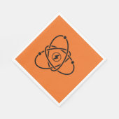 原子力発電エネルギー記号科学と技術 スタンダードランチョンナプキン (角)